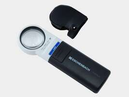 лупа карманная с подсветкой Illuminated Magnifiers MOBILUX LED 10Х (1510104,151110)