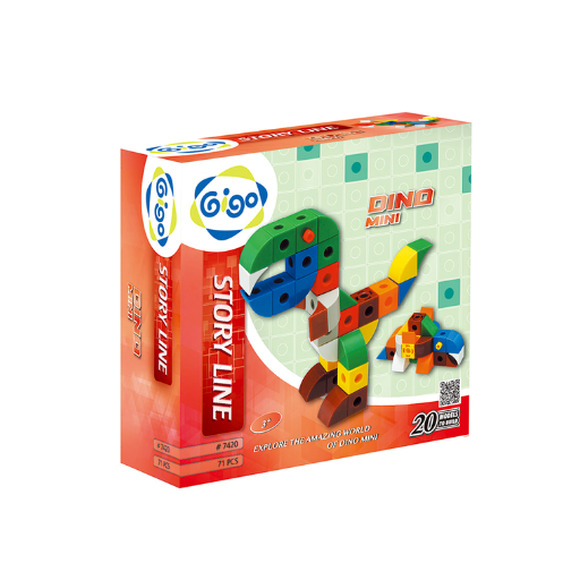 Набор для конструирования DINO MINI/Динозавры - Мини, 3+