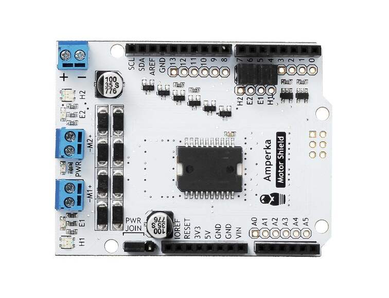 Модуль для электронного конструктора Motor Shield (2 канала, 2 А)