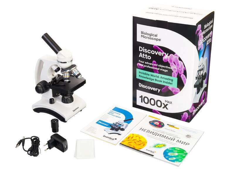 (RU) Микроскоп Discovery Atto Polar с книгой