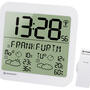 Часы настенные Bresser MyTime Meteotime LCD, белые