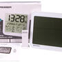 Часы настенные Bresser MyTime Meteotime LCD, белые