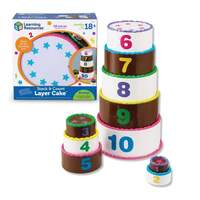 LER7312 Развивающая игрушка "Слоеные пироги»  (серия Smart Snacks, 10 элементов)