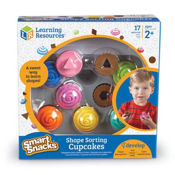 LER7347 Развивающая игра  "Маффины.Учим формы" (серия Smart Snacks, 17 элементов)