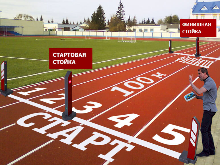 Автоматизированный  спортивный комплект  «Бег на короткие дистанции»