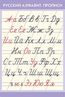 Таблица Алфавит. Прописи (440х580мм.)