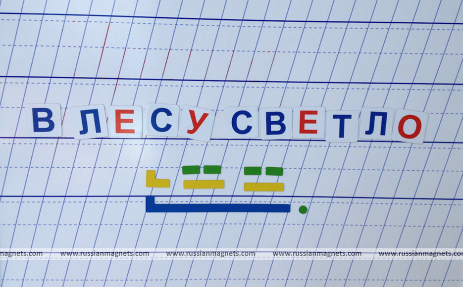 Набор магнитных карточек "Для разбора предложения" (Арт. 2042)