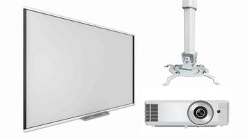 Комплект: интерактивная доска SMART SBM787V с короткофокусным проектором EXD203STW и креплением DSM-