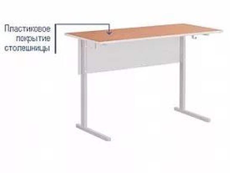 Пластиковое покрытие столешниц 2-местных