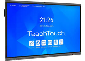 Дисплей интерактивный TeachTouch 5.5LE-R 86", камера-микрофоны, UHD, 8/128 Гб, WiFi, Android 14, сло