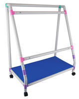PANEL STAND C  (WITH ONE MDF SHELF )/ Подставка для детской развивающей доски, с одной пластиковой п