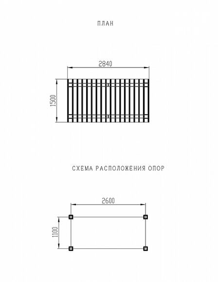 Пергола - МФ 77.01.03 (с поликарбонатом)