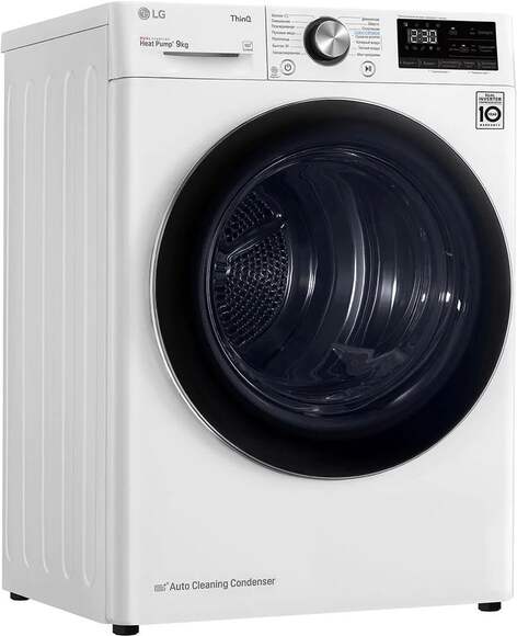 Сушильная машина LG DC90V9V9W белый