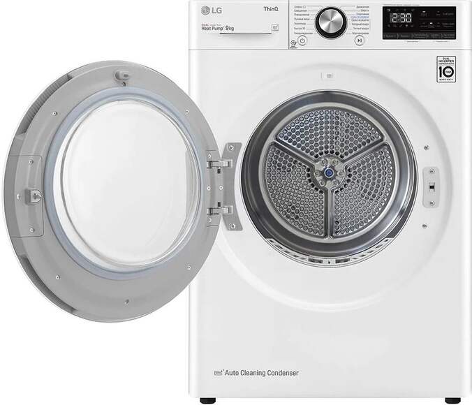 Сушильная машина LG DC90V9V9W белый