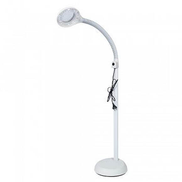 Лупа-лампа 8608D 5D (220V) на гибкой штанге с подсветкой LED