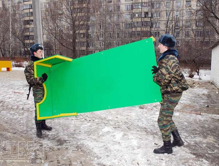 Полоса препятствий «Одиночный окоп для стрельбы и метания гранат»