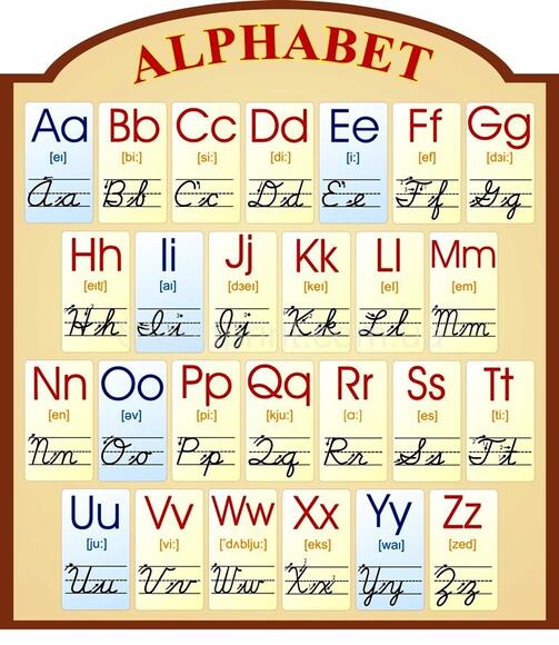 "Алфавит", резной стенд, 0,8х0,9 м, без карманов