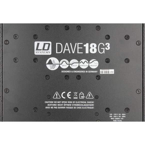 DAVE 18 G3 - Компактный активный комплект PA-системы (Сабвуфер 18\" + 2 сателлита 10\")